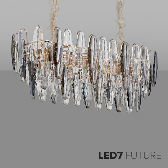 Loft Industry Modern - Sharp Linear Chandelier